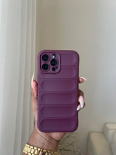 Load image into Gallery viewer, Maroon Soft 3D Stripe case