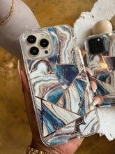 Load image into Gallery viewer, Electroplated Marble design 2 in 1 SHOCKPROOF CASE