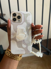 Load image into Gallery viewer, Holographic translucent popsocket case (can be bought with or without the charm holder) it’ll