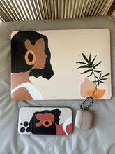 Load image into Gallery viewer, BLACKGIRL MAGIC MACBOOK  CASE with matching keyboard cover ✨