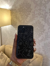 Load image into Gallery viewer, Black minimalist case