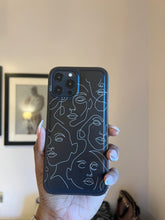 Load image into Gallery viewer, Black minimalist case
