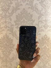 Load image into Gallery viewer, Black minimalist case