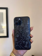Load image into Gallery viewer, Black minimalist case