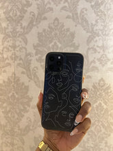 Load image into Gallery viewer, Black minimalist case