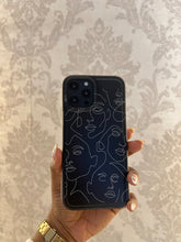 Load image into Gallery viewer, Black minimalist case