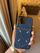 Load image into Gallery viewer, Denim card slot case (BLUE )