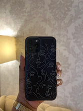 Load image into Gallery viewer, Black minimalist case