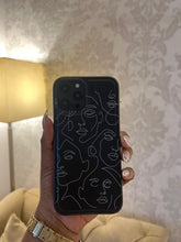 Load image into Gallery viewer, Black minimalist case