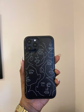 Load image into Gallery viewer, Black minimalist case