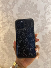 Load image into Gallery viewer, Black minimalist case