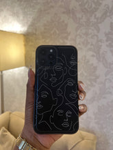 Load image into Gallery viewer, Black minimalist case