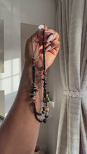 Load and play video in Gallery viewer, Gorgeous Long beaded Charms ( Black  mixed with brown beads )