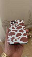 Load and play video in Gallery viewer, Cow print phone case