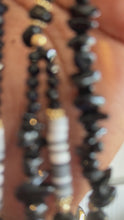 Load and play video in Gallery viewer, Gorgeous Long beaded Charms (black and white)