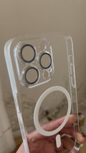 Load and play video in Gallery viewer, Ultra SLIM transparent MagSafe case with inbuilt lens protector