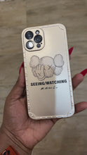 Load and play video in Gallery viewer, Gold Kaws phone case