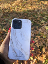 Load and play video in Gallery viewer, Signature  white wind marble Phonecase ONLY