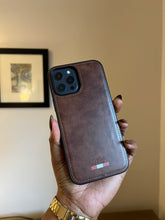 Load image into Gallery viewer, LUXURY LEATHER PHONECASE (BROWN)