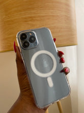 Load image into Gallery viewer, Clean Transparent MagSafe case