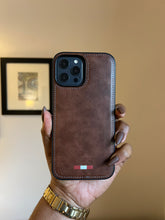 Load image into Gallery viewer, LUXURY LEATHER PHONECASE (BROWN)