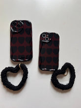 Load image into Gallery viewer, Black Love Heart Fuzzy Plush Heart  bracelet!