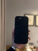 Load image into Gallery viewer, Black protective 3D Block case