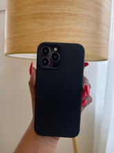 Load image into Gallery viewer, Black Premium silicone Phone case.