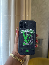 Load image into Gallery viewer, Green LV Phone case