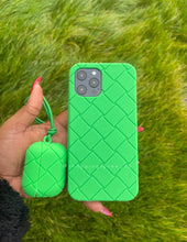 Load image into Gallery viewer, Luxury Green 3D Lattice Soft protective  case