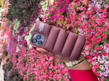 Load image into Gallery viewer, BROWN LUXURY PUFFER CASE