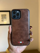 Load image into Gallery viewer, LUXURY LEATHER PHONECASE (BROWN)