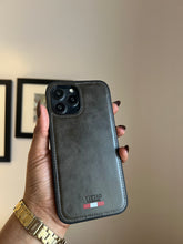 Load image into Gallery viewer, LUXURY LEATHER PHONECASE (DARK Vintage )