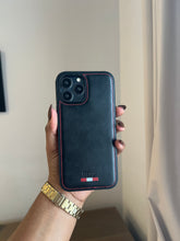Load image into Gallery viewer, LUXURY LEATHER PHONECASE (BLACK)