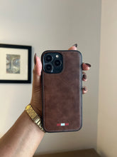 Load image into Gallery viewer, LUXURY LEATHER PHONECASE (BROWN)