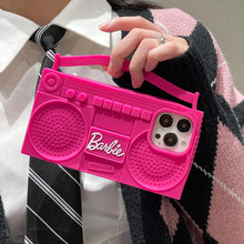 Load image into Gallery viewer, Pink Barbie stereo case π