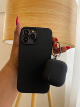 Load image into Gallery viewer, Black Premium silicone Phone case.