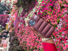 Load image into Gallery viewer, BROWN LUXURY PUFFER CASE