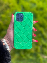 Load image into Gallery viewer, Luxury Green 3D Lattice Soft protective  case