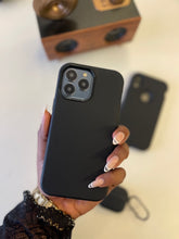 Load image into Gallery viewer, Black Liquid silicone 3 in 1 super protective case