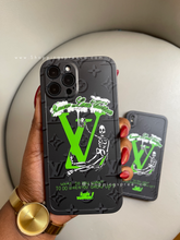 Load image into Gallery viewer, Green LV Phone case