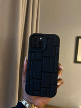 Load image into Gallery viewer, Black protective 3D Block case