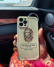 Load image into Gallery viewer, Beige coach phone case