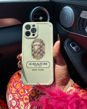 Load image into Gallery viewer, Beige coach phone case