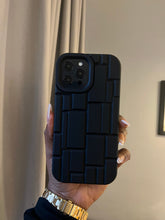Load image into Gallery viewer, Black protective 3D Block case