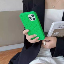 Load image into Gallery viewer, Luxury Green 3D Lattice Soft protective  case