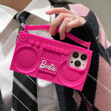 Load image into Gallery viewer, Pink Barbie stereo case π