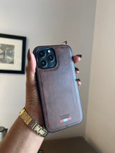 Load image into Gallery viewer, LUXURY LEATHER PHONECASE (BROWN)