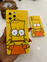 Load image into Gallery viewer, Rectangular Bart SIMPSON phonecase