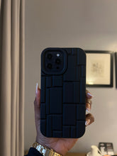 Load image into Gallery viewer, Black protective 3D Block case
